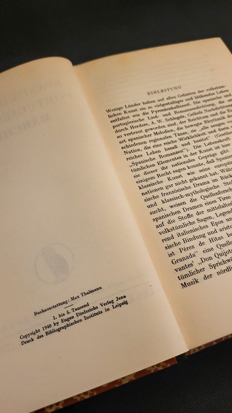 Libri: Buch SPANISCHE UND PORTUGIESISCHE MÄRCHEN – Usato da Basel venduto da spinne02 3
