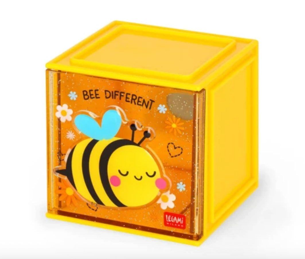 Legami Penna & Evidenziatori: NEW LEGAMI - BOÎTE EMPILABLE DE BUREAU - ABEILLE – Nuovo e nell'imballaggio originale da Châtelaine venduto da suisseshopping
