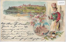 Souvenir de Romont - Litho 1898