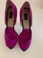 Zara Stiletto Leather 37 Very Special Pink