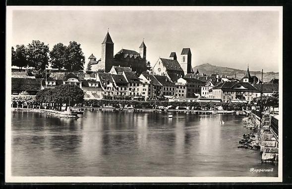 Ansichtskarten: Rapperswil, Gebäude, Schloss und Kirche – Gebraucht aus Berlin von bartko-reher