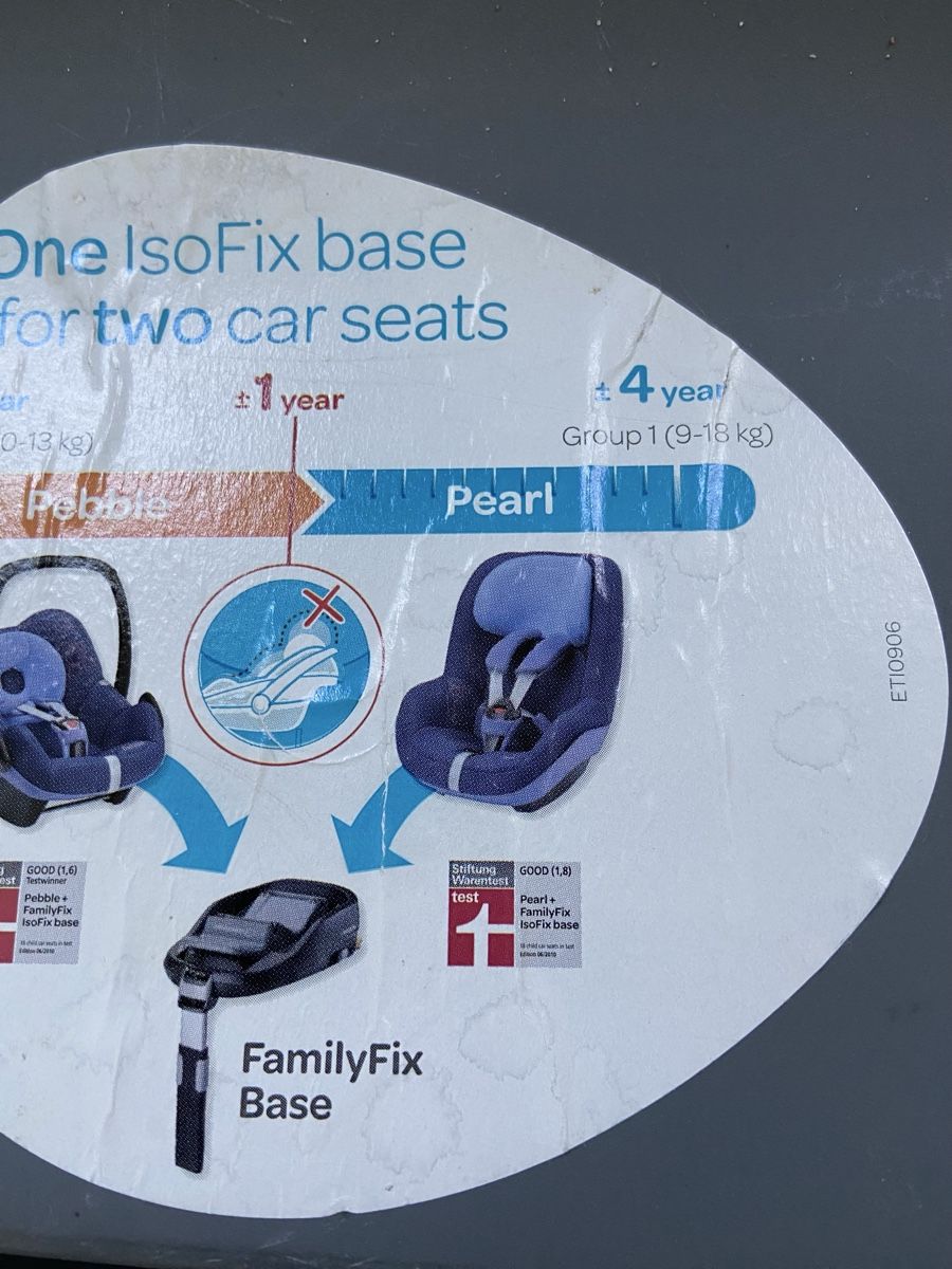Maxi-Cosi Seggiolini per auto: Gebrauchter MaxiCosi Pearl mit FamilyFix Base – Usato da Luzern venduto da higa01 6