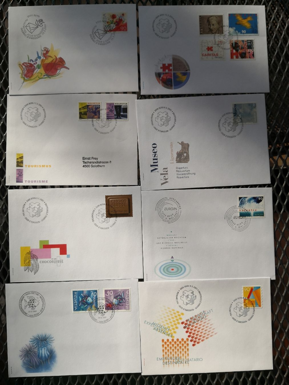 Alle Briefmarken: 2001 FDC – Neu (gemäss Beschreibung) aus Berikon von Truk56 2