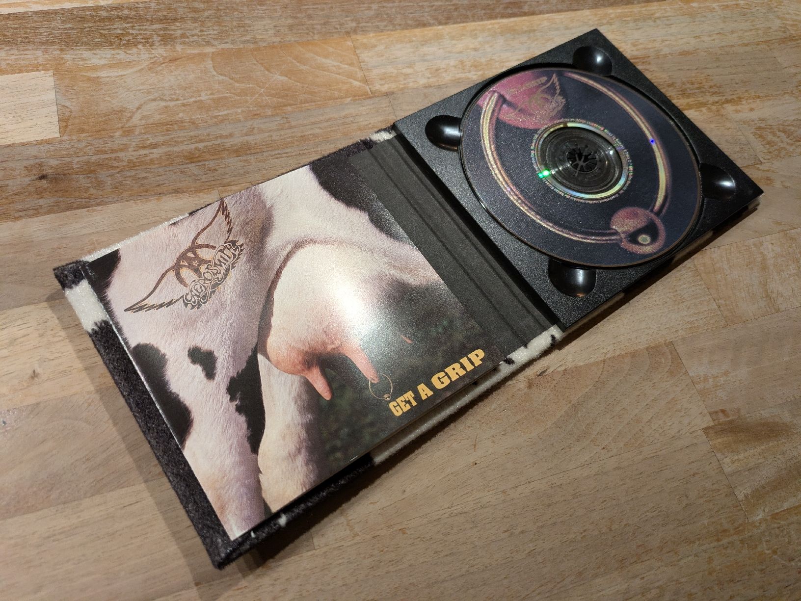 CD: CD Aerosmith "Get a grip" mit Fellhülle – Usato da Matten b. Interl venduto da simkli 2