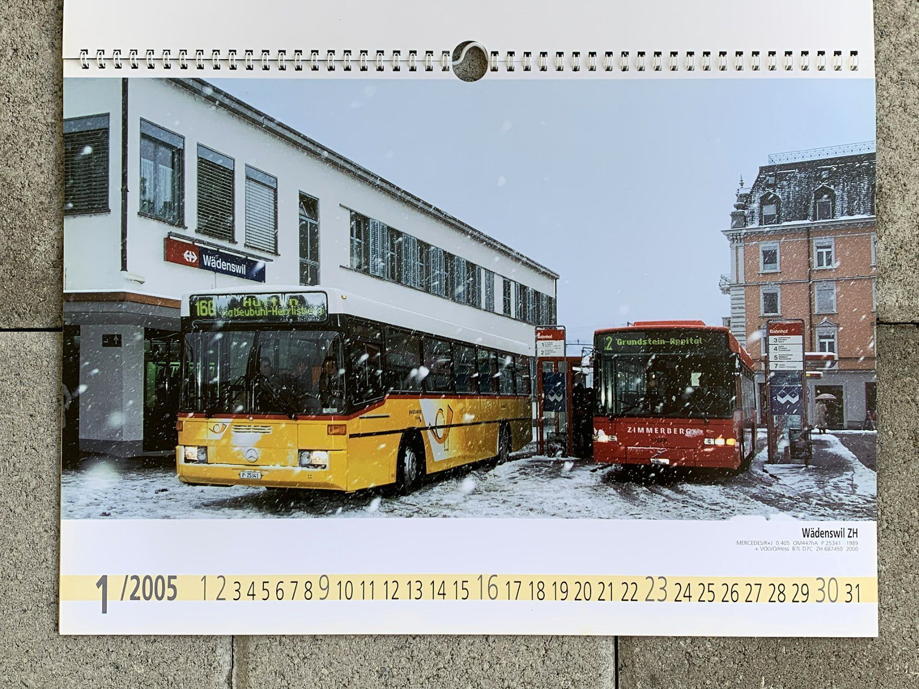 Calendari: Postauto Schweiz Kalender 2005 Wandkalender Format 30x42 – Nuovo (secondo la descrizione) da Bern venduto da AWiBe 2