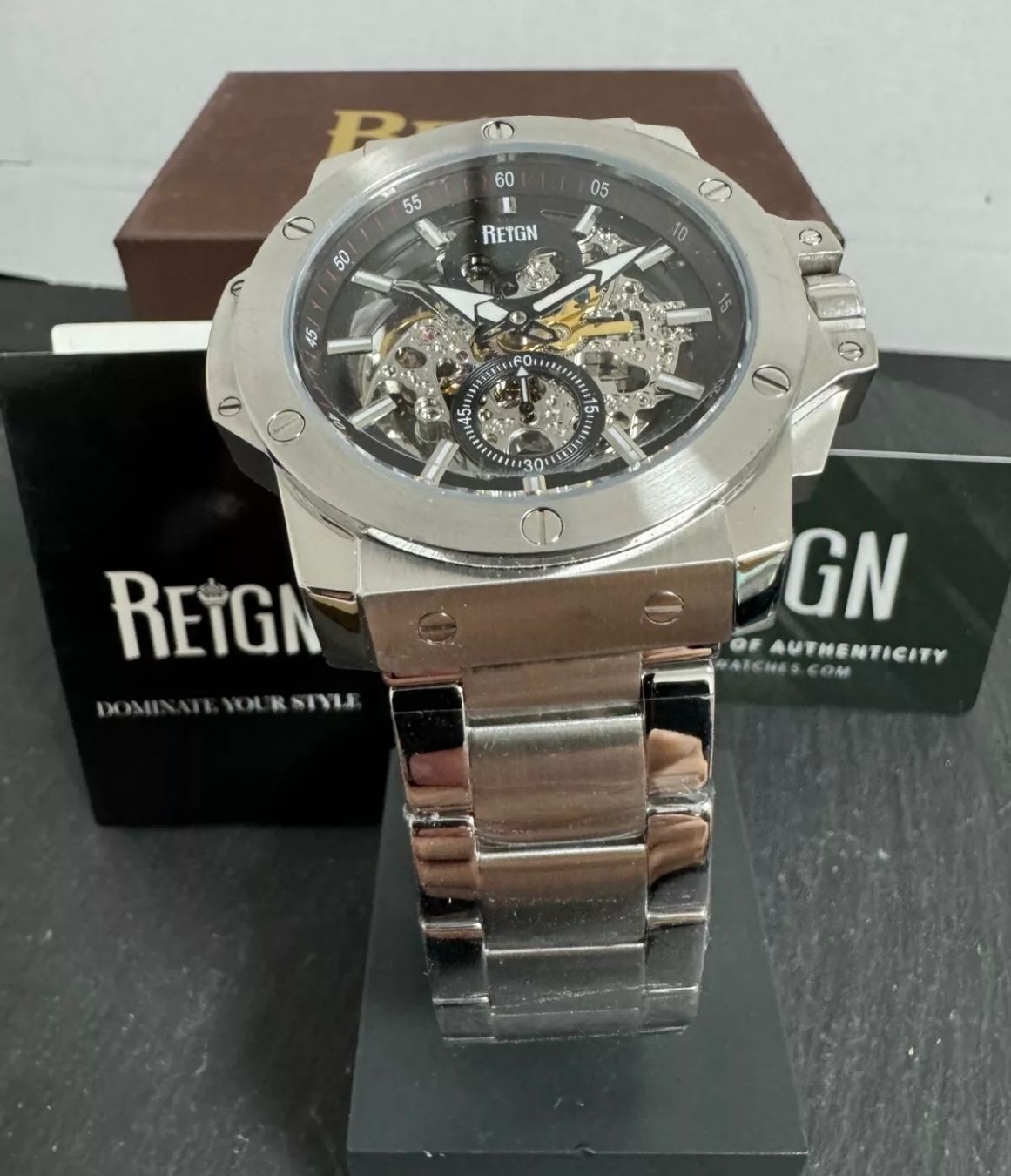 Orologi: Reign Commodus Automatik-Skelettuhr – Nuovo e nell'imballaggio originale da Meilen venduto da Schelmi99 3