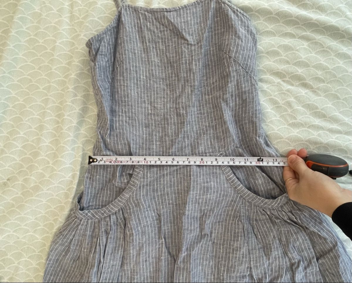 Kleider: Agnes b. Paris blaues Leinenkleid, Gr. S – Neu (gemäss Beschreibung) aus Zürich von vik_isi 6