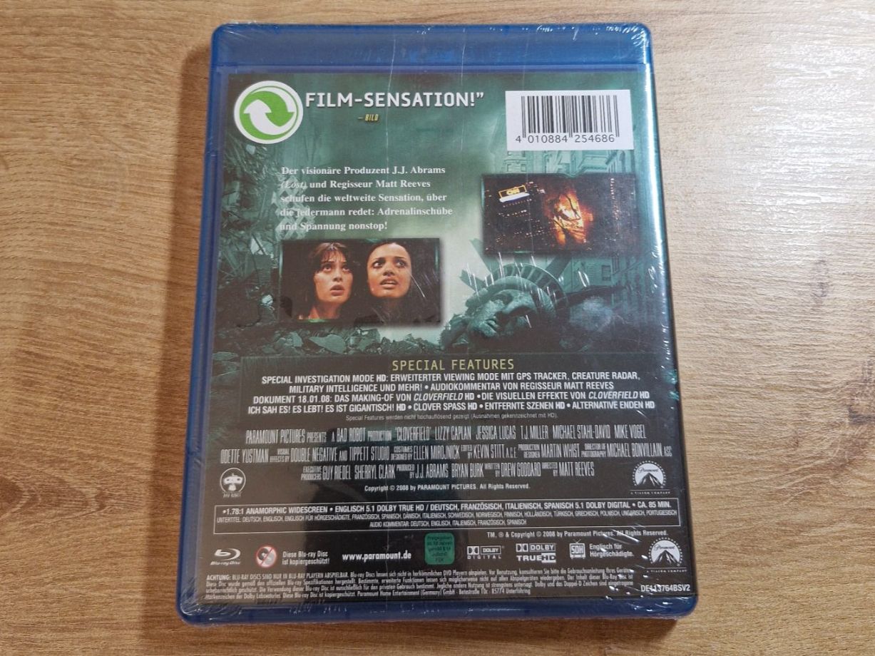 Tutti i DVDs: Cloverfield (2008) NEU OVP Bluray – Nuovo e nell'imballaggio originale da Pfungen venduto da Whitie 1