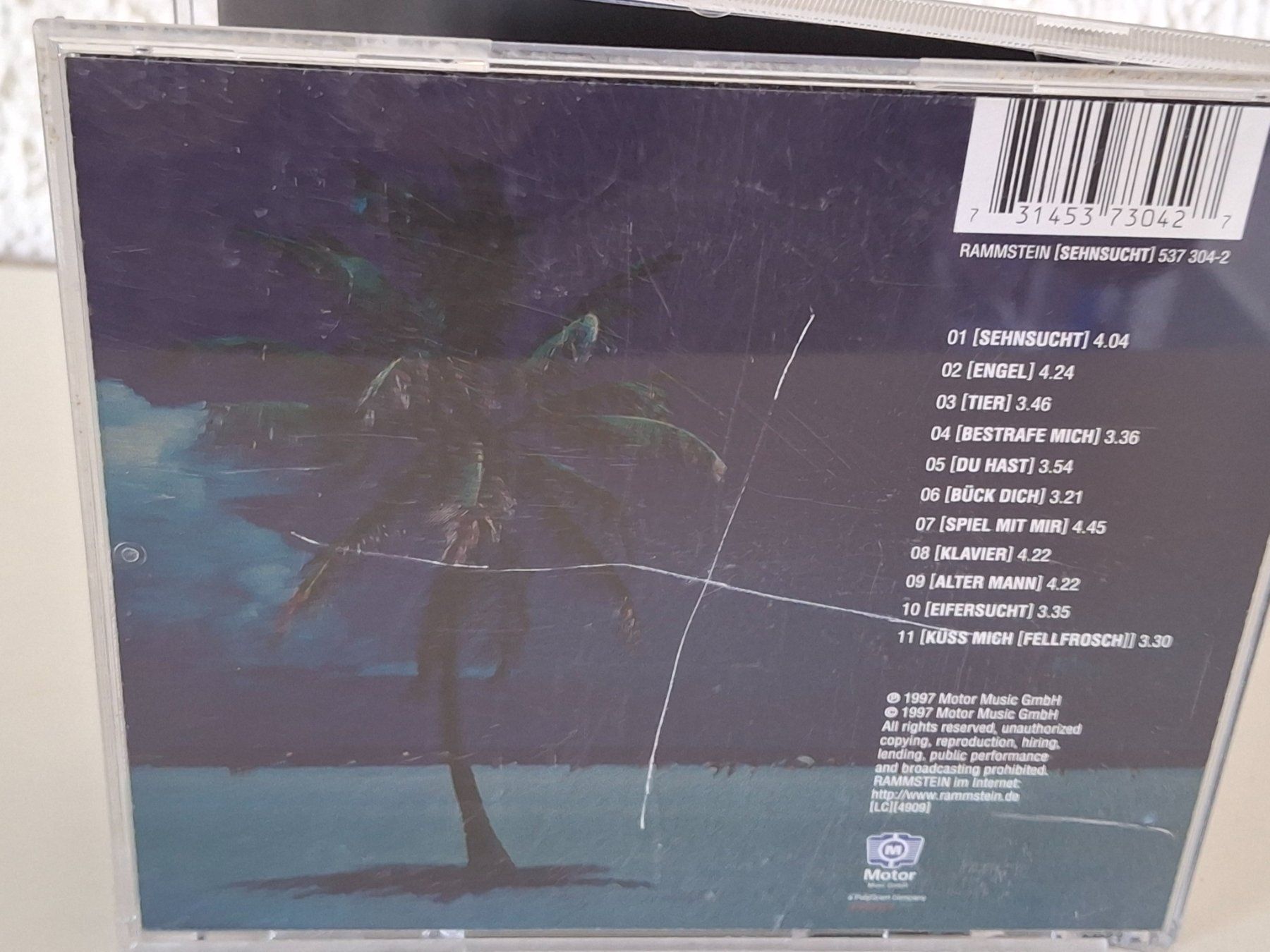CDs: CD Rammstein  -"Sehnsucht – Gebraucht aus Aarberg von Jackup1 1