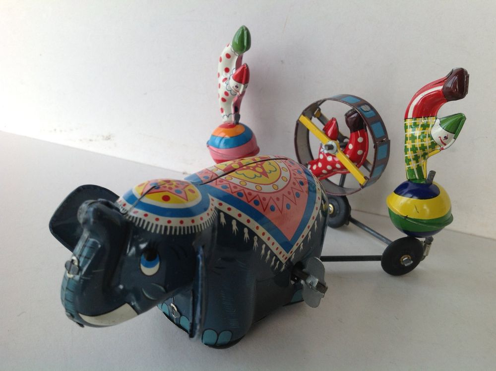 JOUET MÉCANIQUE ANCIEN Métal Poussin Oiseau Collection Cadeaux pour EUR