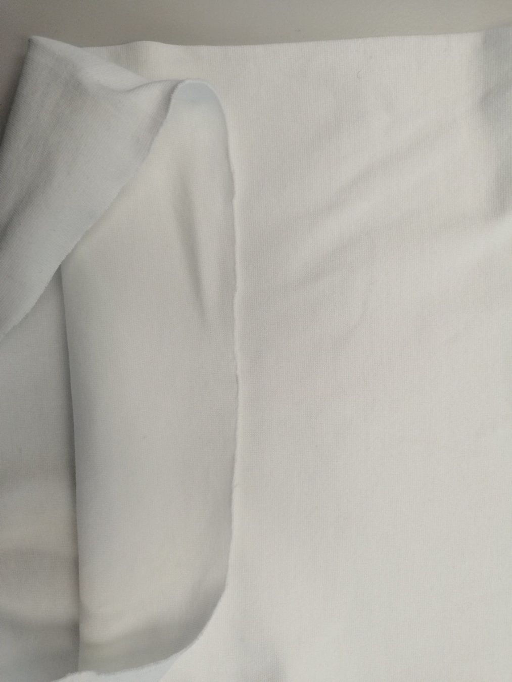 Tessuti: Bündchenstoff weiss – Nuovo e nell'imballaggio originale da Winterthur venduto da LederSchneiderei 1