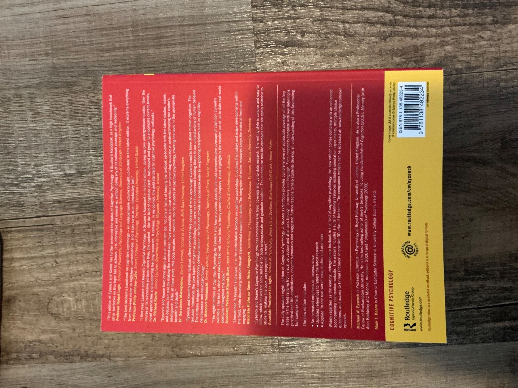 Libri: Cognitive Psychology - A student‘s handbook – Nuovo (secondo la descrizione) da Rheineck venduto da ann_m6zp 3
