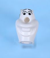 LEGO Minifigur  Head, Modified Olaf with Black Relaxed Eyebr
