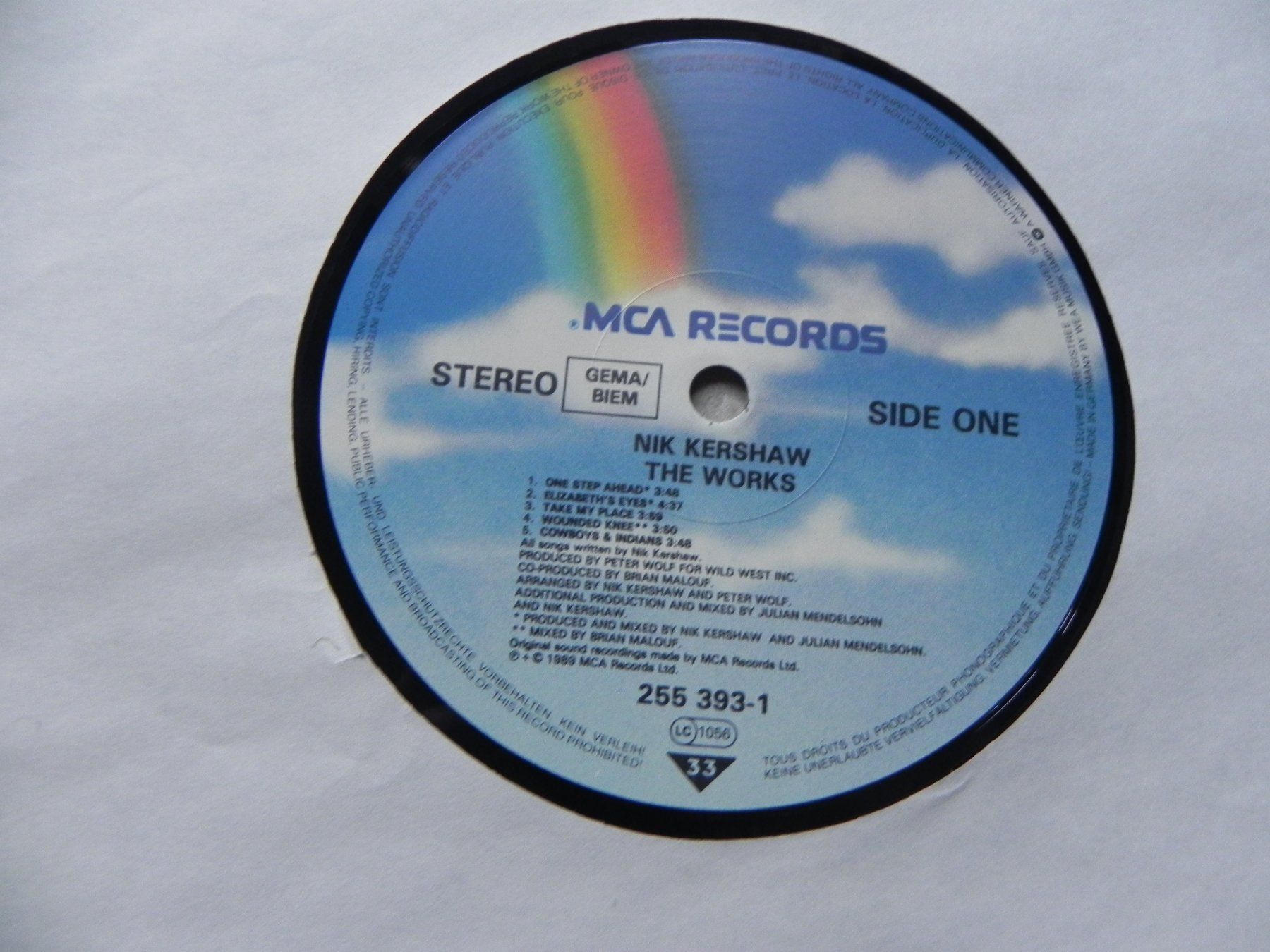 Schallplatten: LP brit. Pop Rock Synth Pop Nik Kershaw 1989 The Works – Gebraucht aus Siebnen von krimsie 4