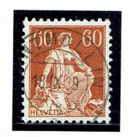 Helvetia 140z Vollstempel Montmollin NE