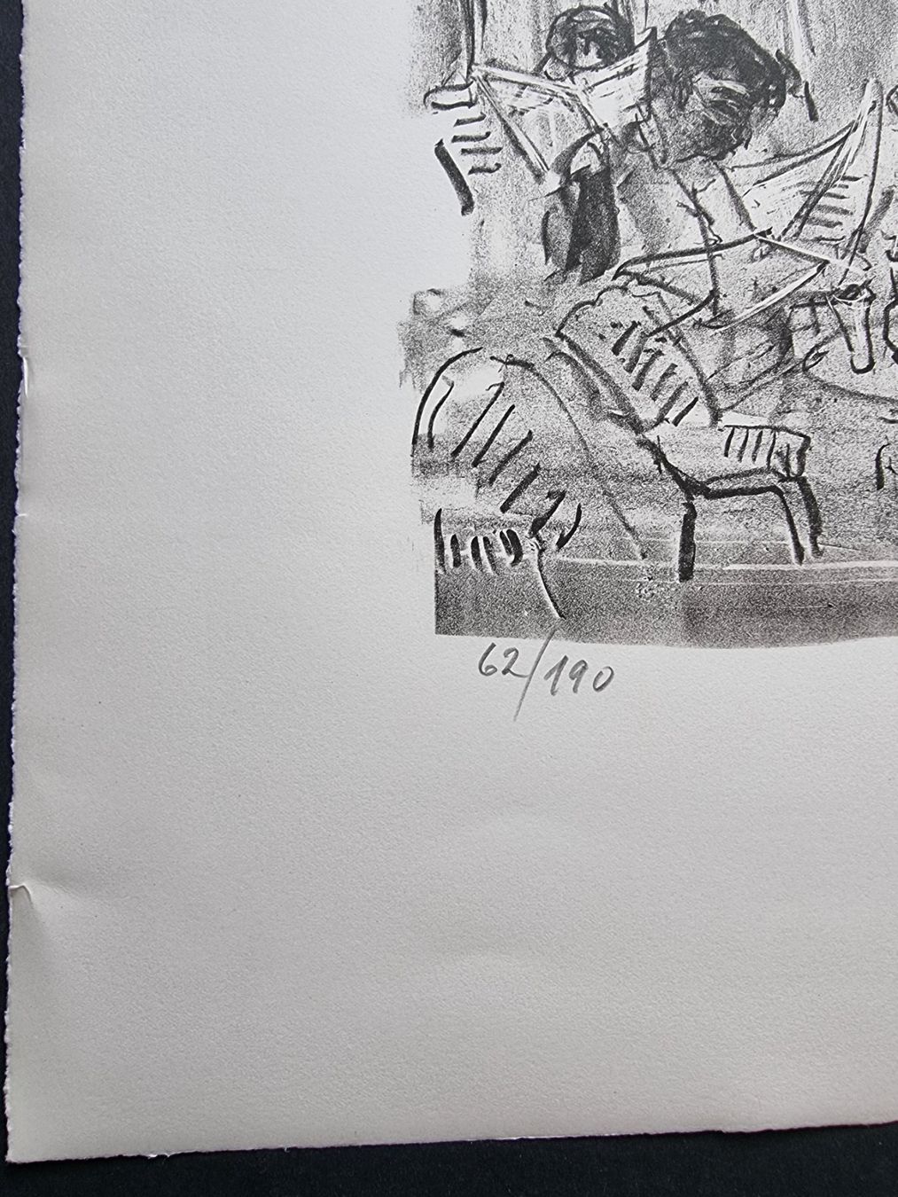 Grafica & Litografie: ZENDER RUDOLF LITHOGRAPHIE SIGNIERT NUMMERIERT – Usato da Gersau venduto da kunst-online 3