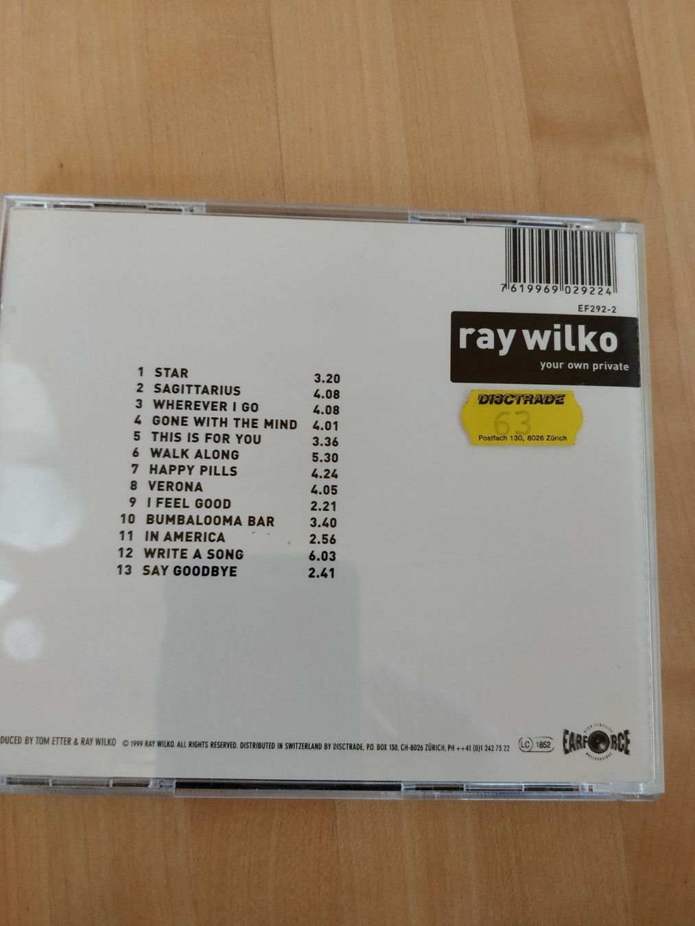 CDs: Ray Wilko , your own private – Neu (gemäss Beschreibung) aus Grosswangen von Dacotojafa 1