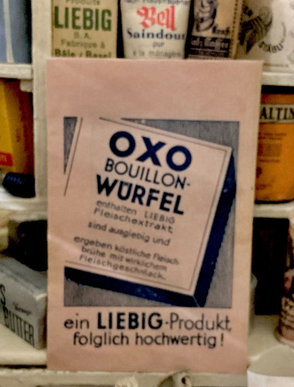 Taschen: ALTE KLEINE PAPIERTÜTE VON LIEBIG – Gebraucht aus Zell LU von Silvermemory 1
