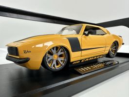 1968 Chevrolet Camaro Z/28 1:18, gelb-schwarz, Jada Toys