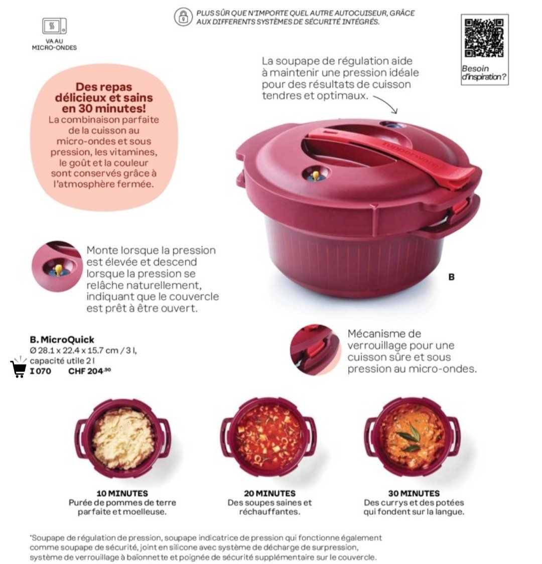 Pentole: Tupperware MicroCook 2L - Comme neuf! – Usato da Cossonay-Ville venduto da bricbroc 2