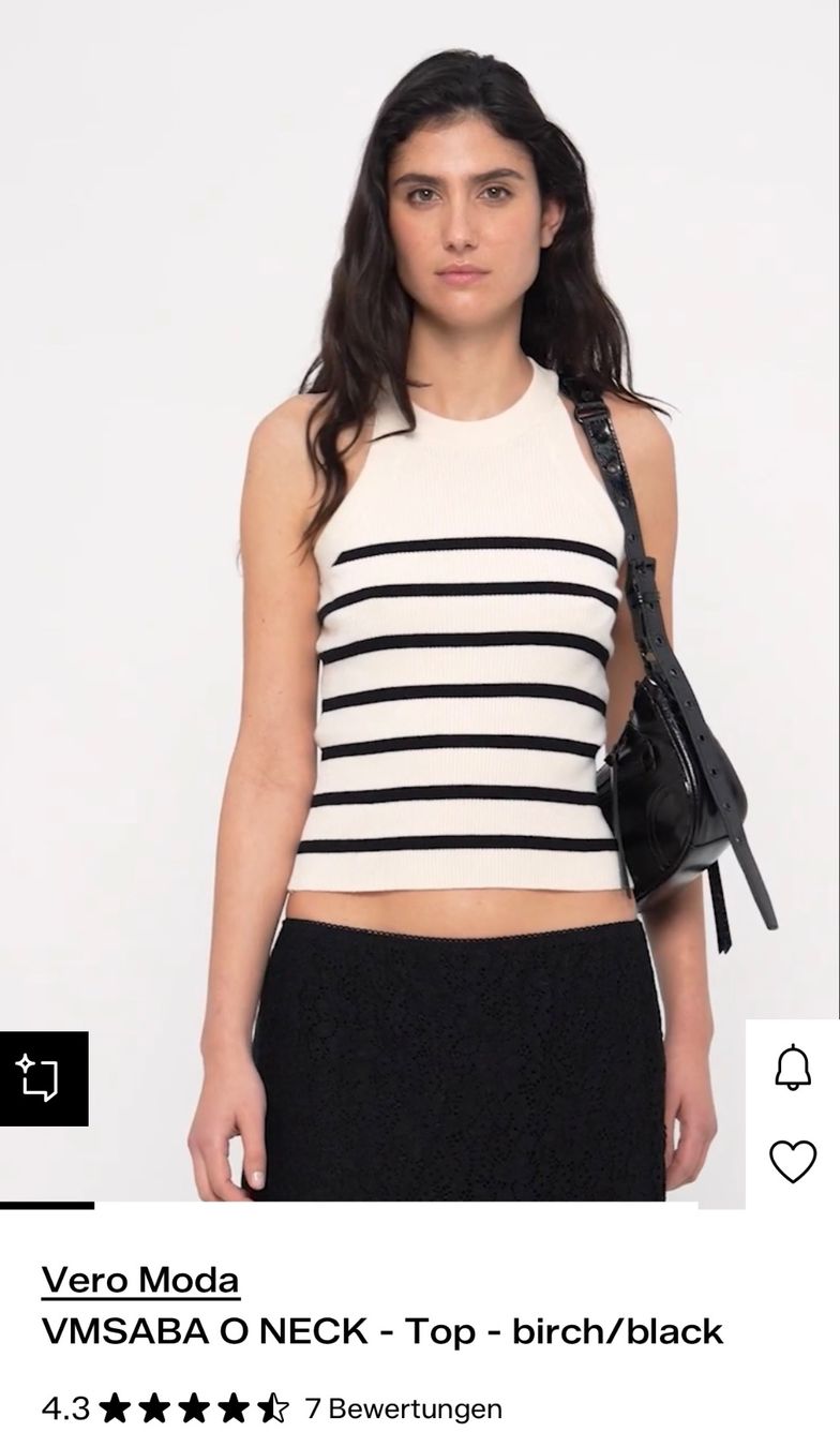 Vero Moda Tops: Vero Moda Top, gestreift, Grösse M für den S... – Gebraucht aus Horgen von Sol-verde