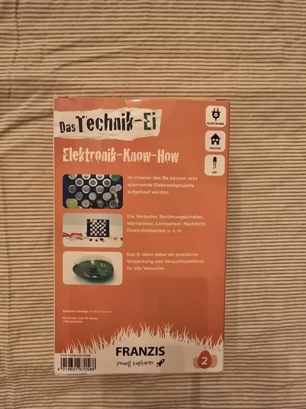 Giochi: Elektronik-Know-How Franzis "Das Technik-Ei" neuwertig – Nuovo (secondo la descrizione) da Zürich venduto da SecondAppeal 1