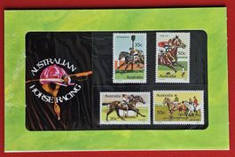 AUSTRALIEN PFERD PFERDERENNEN HORSE RACING FOLDER 1978**