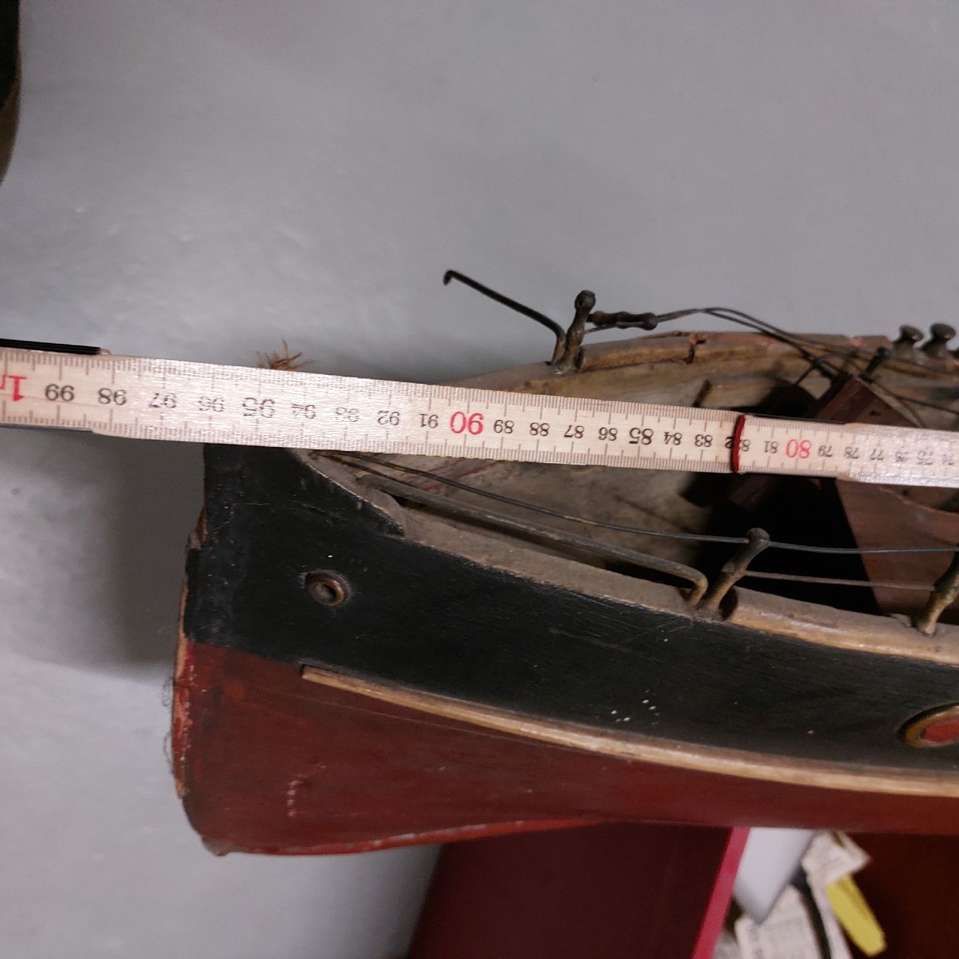 Kit di modellismo & Modellini statici: Modellboot, ca1920 er Lang ca 96 cm, Holz – Usato da Freienbach venduto da Stuagert 1