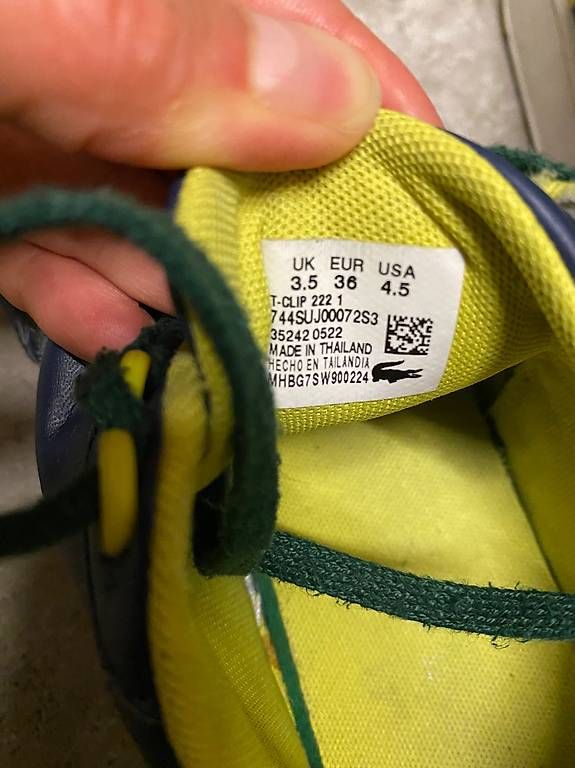 Scarpe per ragazzi: Baskets LACOSTE enfant p. 36, cuir – Usato da Genève venduto da Fencer3_914 3