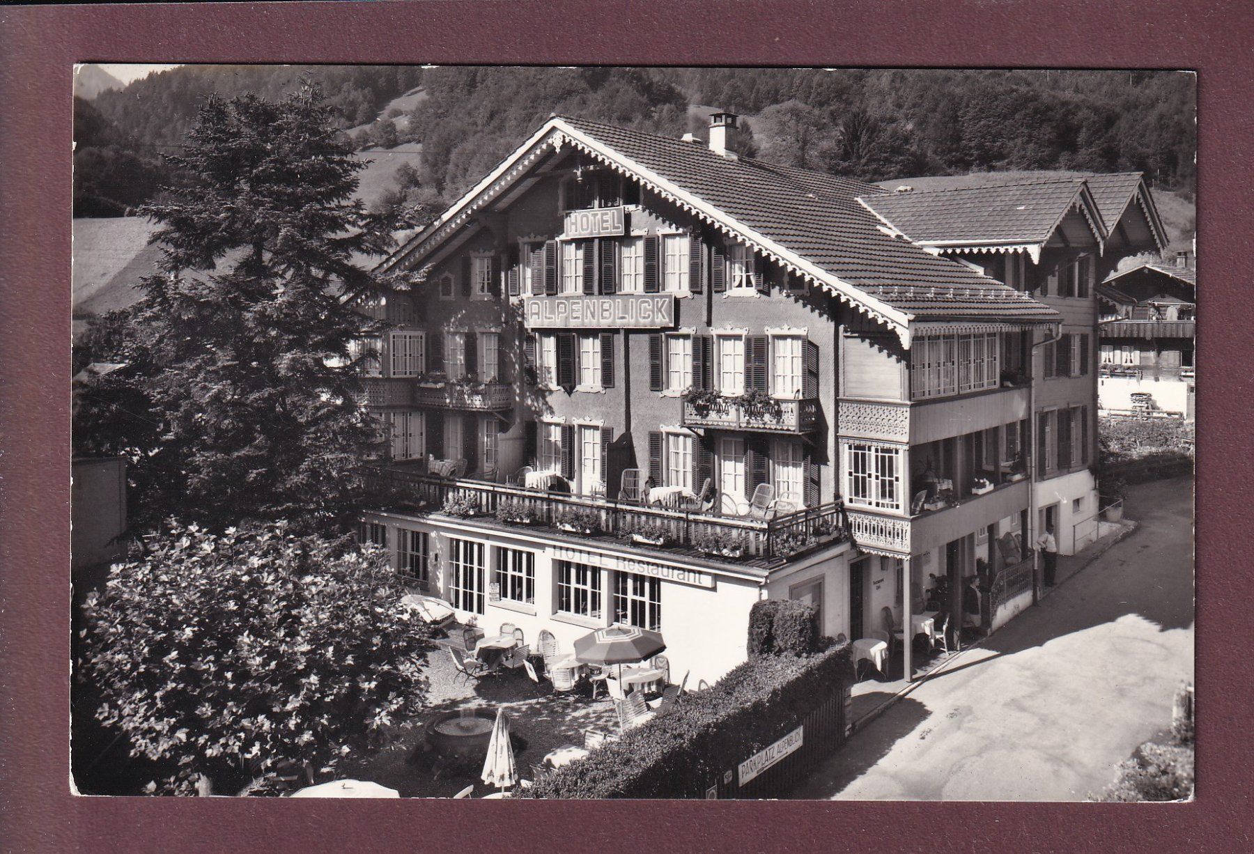 Cartoline postali: WILDERSWIL - Hotel Alpenblick – Usato da Pully venduto da nicecards