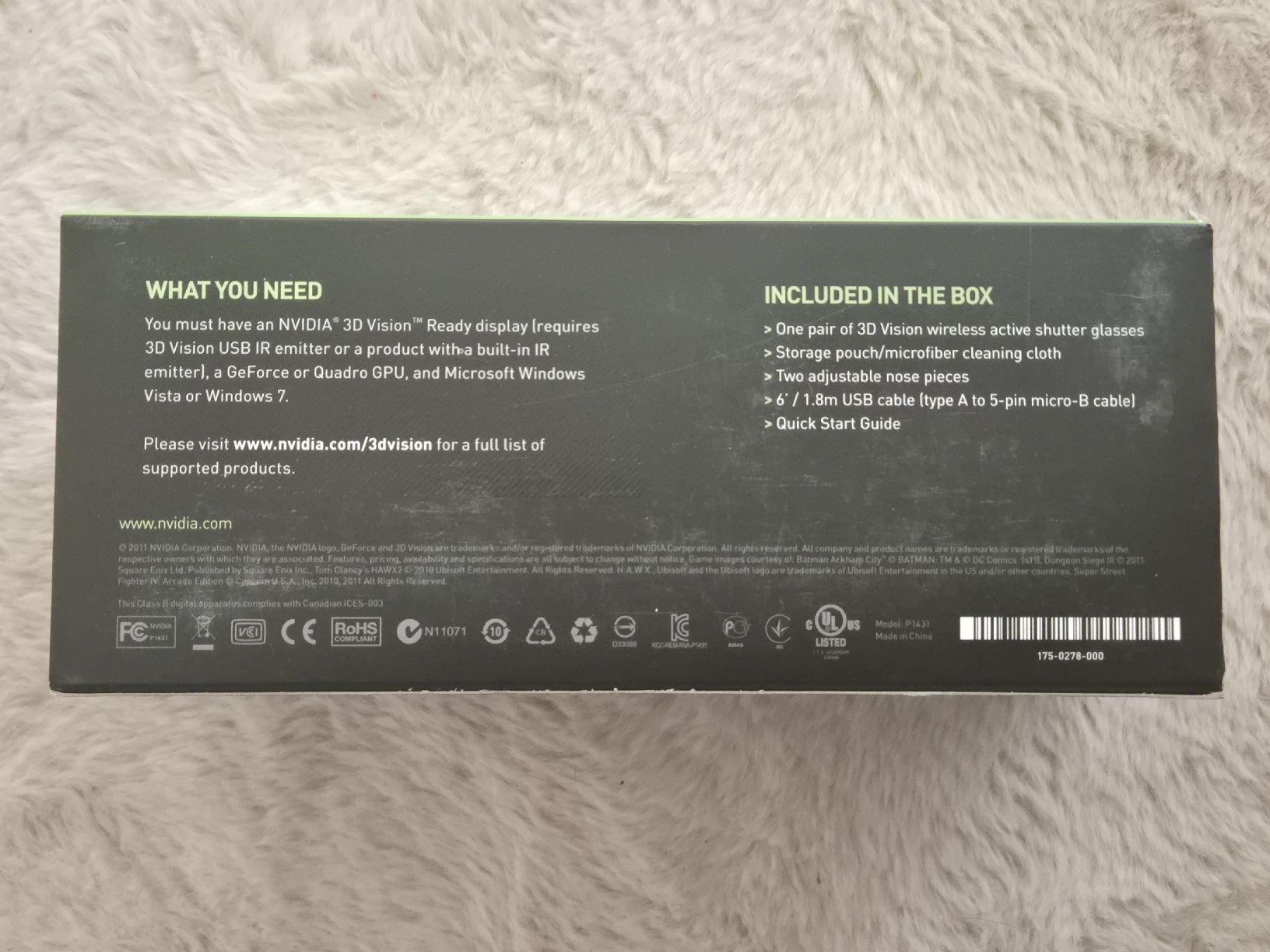 Occhiali & Lenti: NVIDIA 3D VISION 2 - WIRELESS 3D GAMING GLASSES – Usato da Widen venduto da Zu-Schlag 2