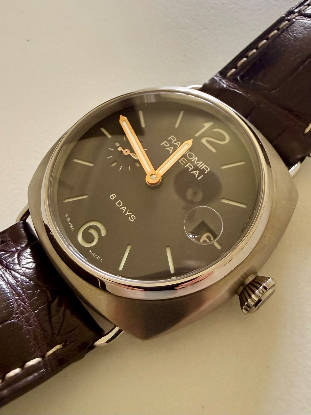 Panerai Montres: Panerai Radiomir 8 Days Titanium - Full set – D'occasion à Rivaz par yoda2005 2