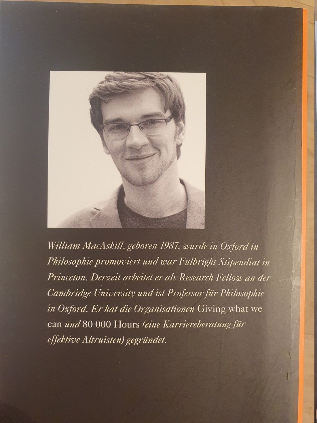 Libri: Gues besser tun - William MacAskill - Ullstein - Deutsch – Usato da Zürich venduto da loosebone 6