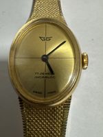 Montre GG 17 Rubis Incabloc dorée Vintage bon état