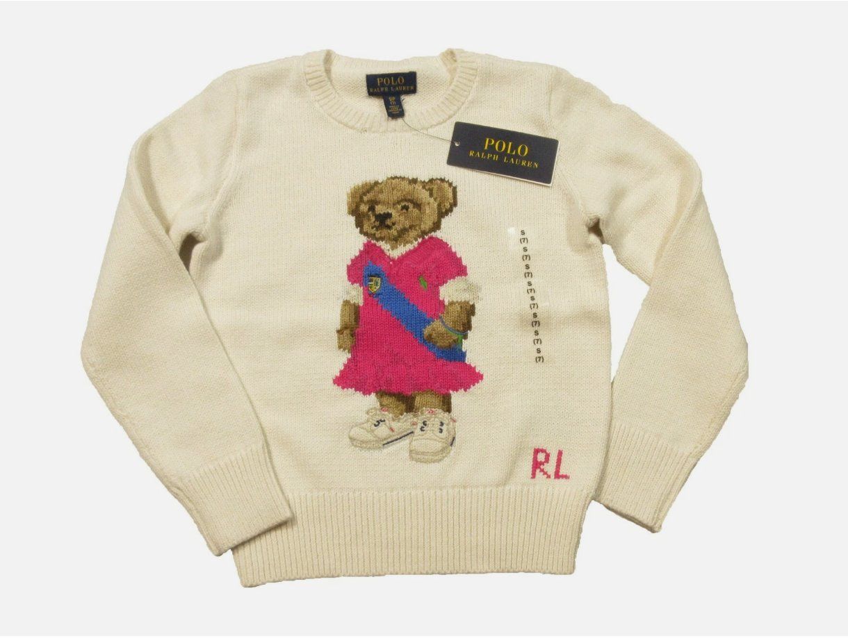 Polo Ralph Lauren Pullover & Sweatshirts: Polo Ralph Lauren Bear Kinderpullover Gr. 104/110 – Neu (gemäss Beschreibung) aus Allschwil von ale_99l7