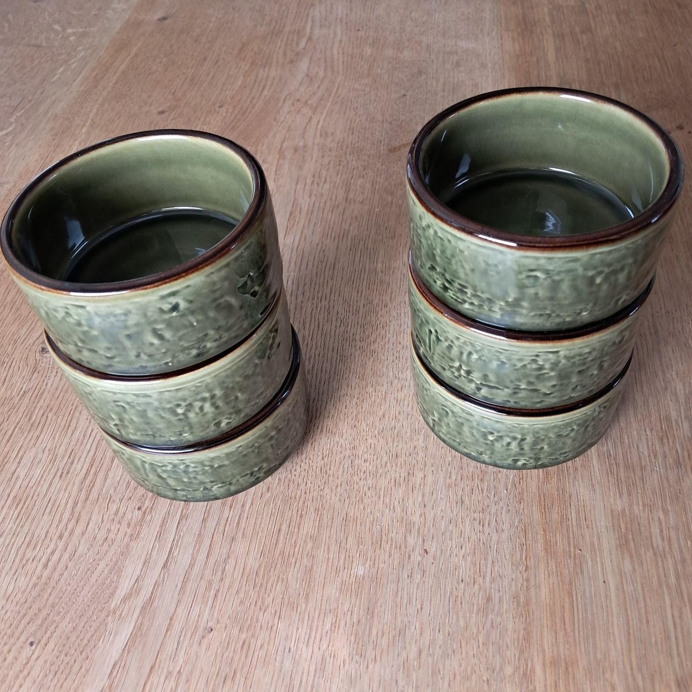 Geschirrsets: Fondue Teller Set, Keramik 6 Teller+6 Schalen – Gebraucht aus Meilen von Vaurien15 2