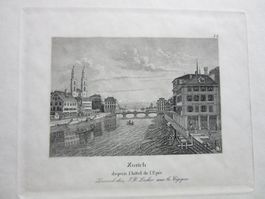 ZÜRICH BLATTGRÖSSE CA.25X18CM