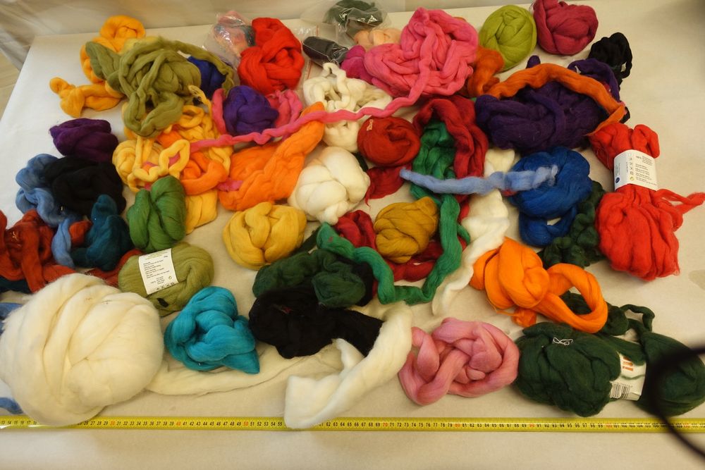 Stofftreff Santi Wolle 40g - Deutsche Merino Kardwolle Zum Filzen