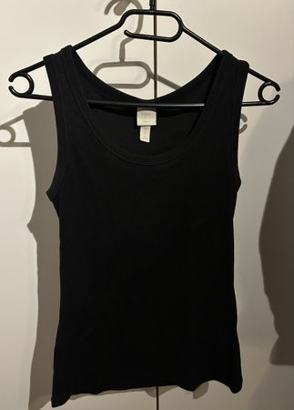 Schwarzes Tank Top von h&m