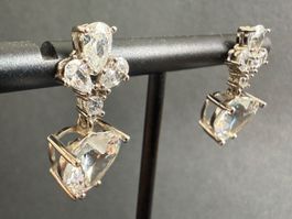 Silber Ohrstecker mit Zirkonia 925