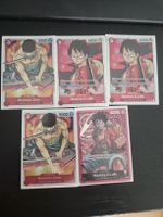 One Piece Karten 2x Roronoa Zoro 3x Monkey D Luffy
