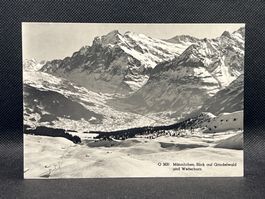 Männlichen. Blick auf Grindelwald und Wetterhorn