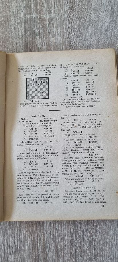 Libri: Schachbuch Turnierbuch Bern 1932 – Usato da Muttenz venduto da Langerochade 2