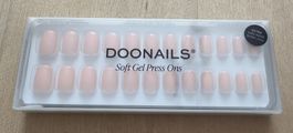 Doonails Soft Gel Press Ons – Short Square - Ballerina