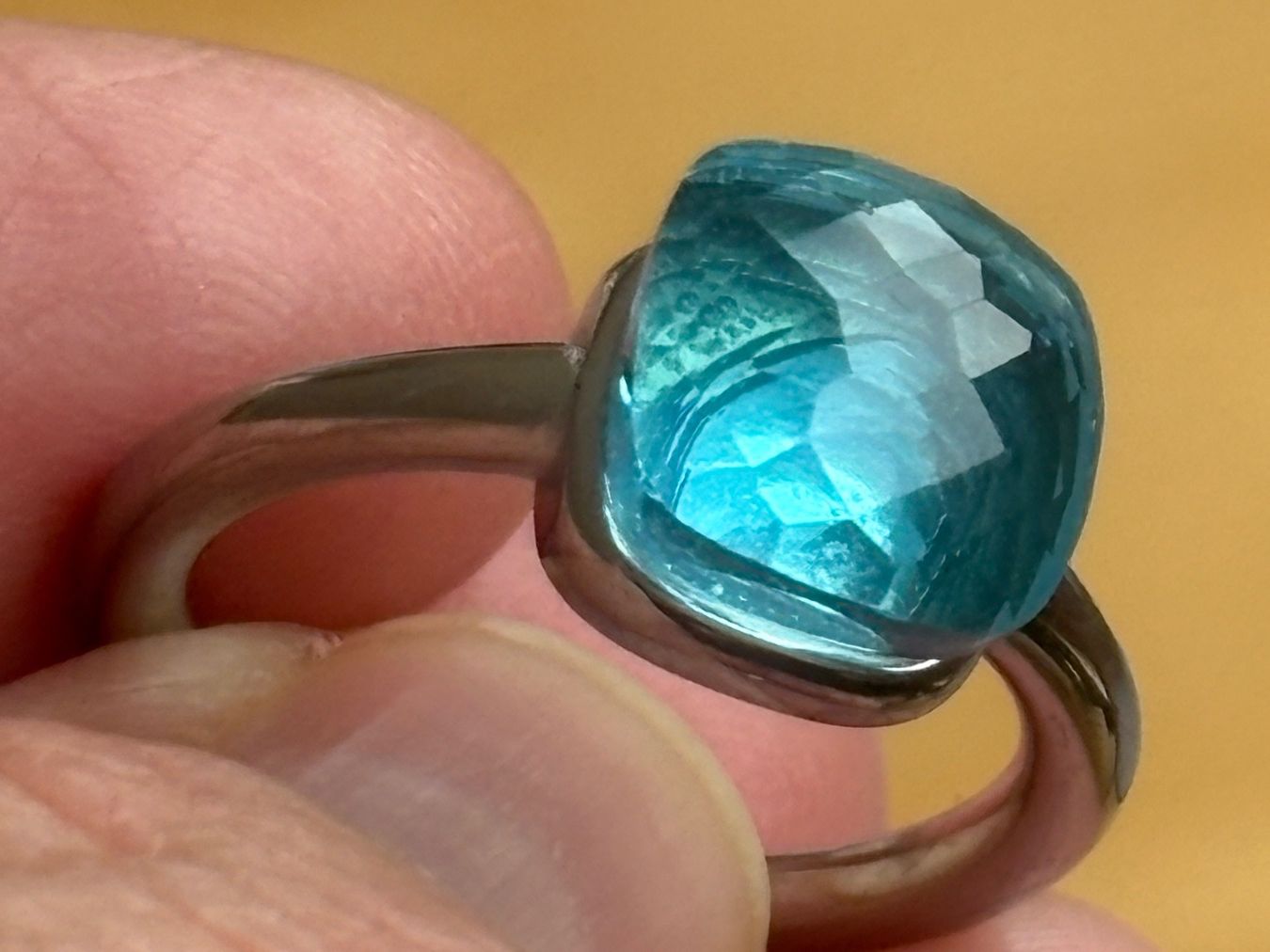Ringe: Luxus Elegante Gr.17/7 Ring Farbe: Silber / Turkis – Neu (gemäss Beschreibung) aus Biel-Bienne von Roserosse13 2