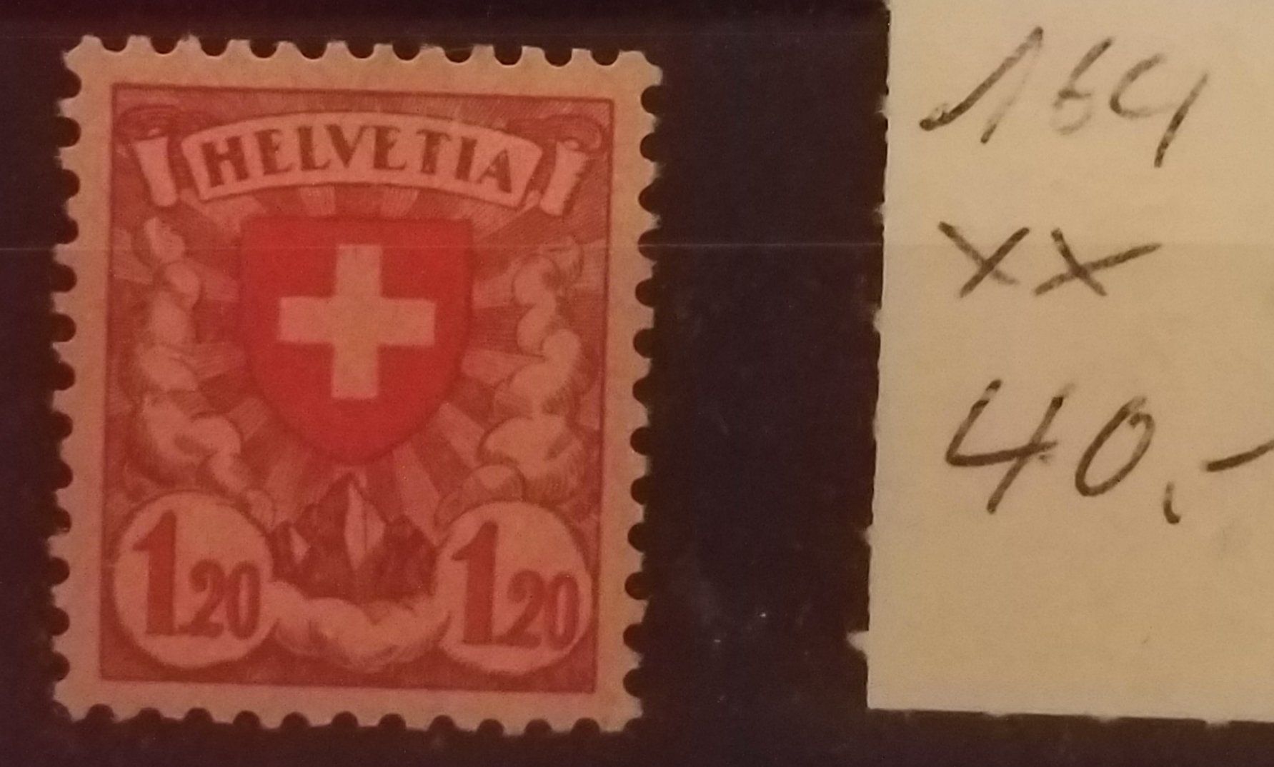 Alle Briefmarken: 504) 164, Wappenmuster postfrisch Kt 40 – Gebraucht aus Baden von Eggi