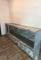 Grande vitrine/terrarium vintage style industriel avec ti...