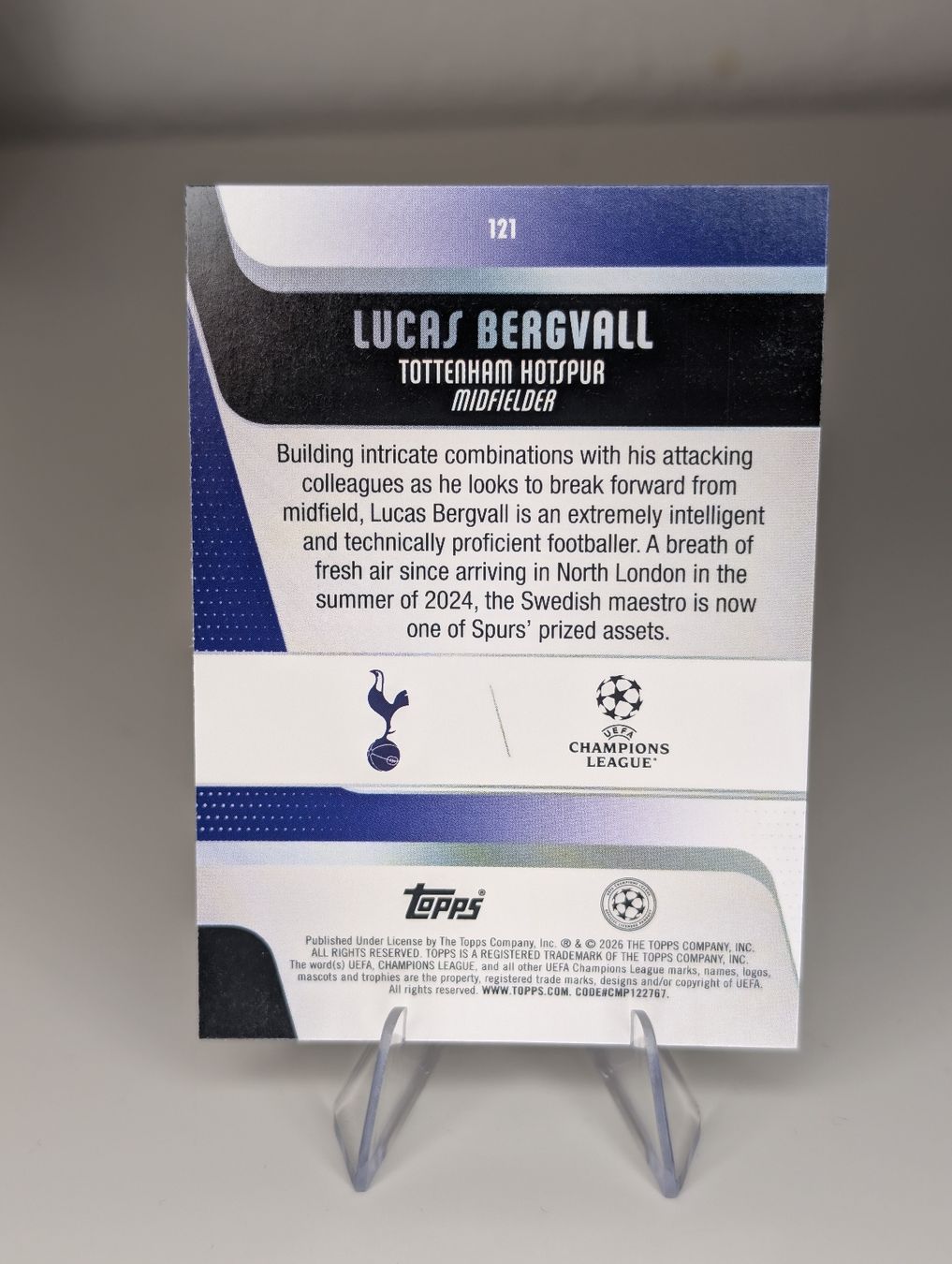 Topps Carte collezionabili: Lucas Bergvall Tottenham Hotspur Topps Flagship – Nuovo (secondo la descrizione) da Hunzenschwil venduto da BRPCards 1