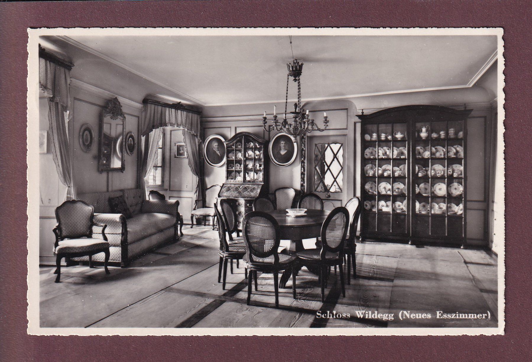 Cartoline postali: SCHLOSS WILDEGG - 1949 – Usato da Pully venduto da nicecards