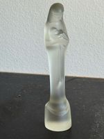 Glasfigur STEF UITERWAAL Leerdam Madonna mit Kind Art Déco